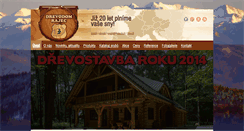 Desktop Screenshot of drevodomrajec.cz